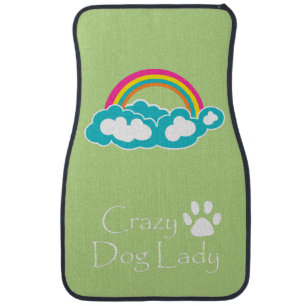 Crazy Dog Lady Car Mat