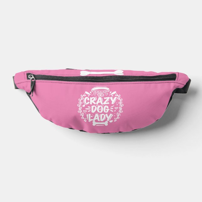 Crazy Dog Lady Dog Mom Fanny Pack (Lay Down)