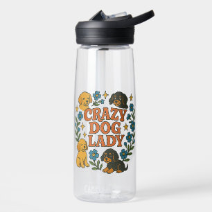 Crazy Dog Lady Water Bottle