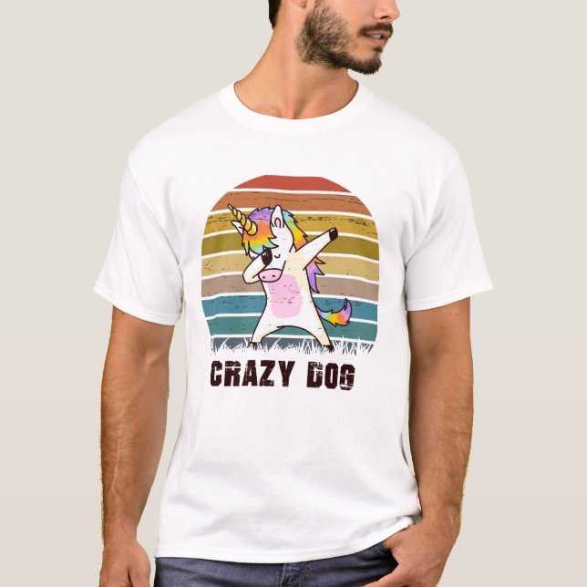 CRAZY DOG T-SHIRT FOR MAN (Front)