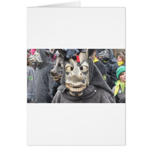 Crazy Donkey Mask Cards (Front)