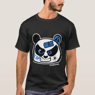 Crazy Drift Patrol - Drift Panda Head (blue) T-Shirt