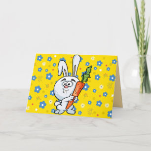 Crazy Easter Bunny Card
