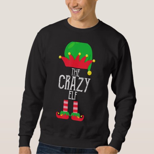 Crazy Elf Xmas Pjs Matching Christmas Pajamas For  Sweatshirt
