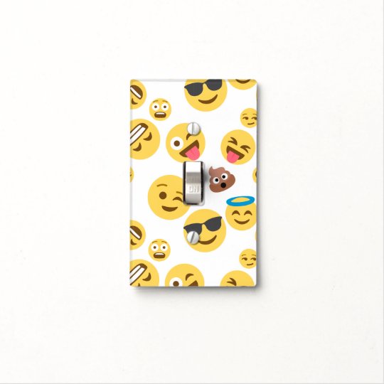 Crazy Emojis Light Switch Cover
