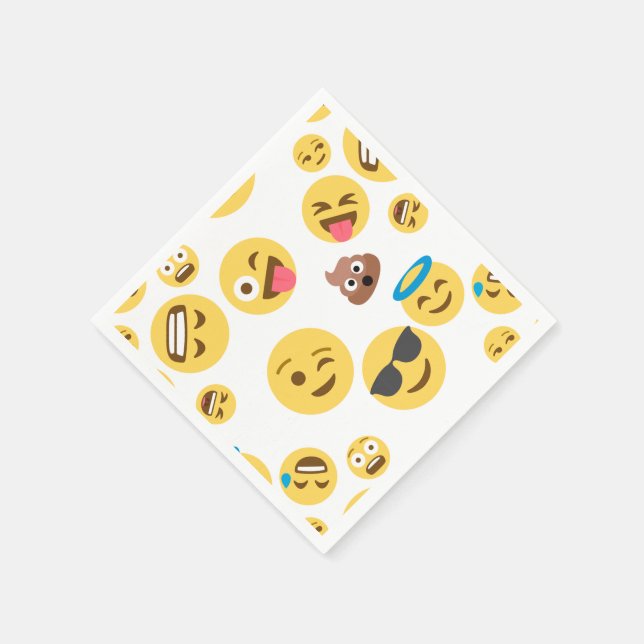 Crazy Emojis Napkins (Corner)