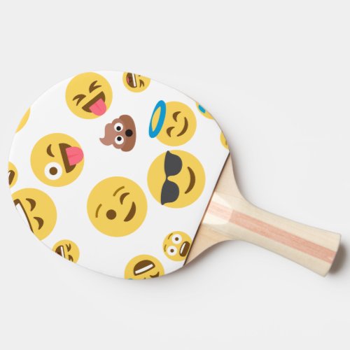 Crazy Emojis Ping Pong Paddle