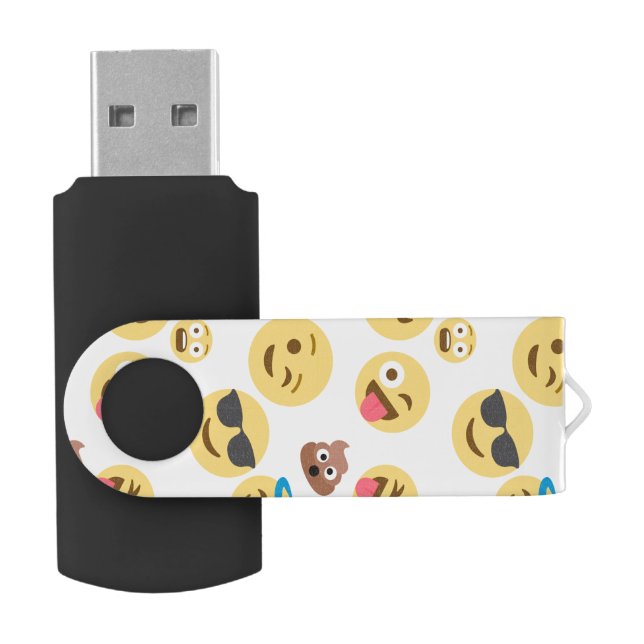 Crazy Emojis USB Flash Drive (Opened)