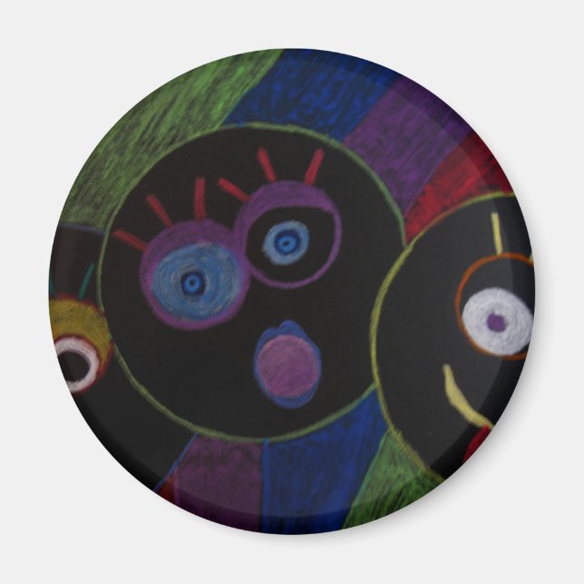 Crazy Emote Magnet (Front)