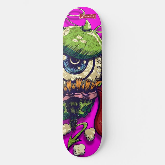 CRAZY EYE BUILDER SKATEBOARD DECK (Front)