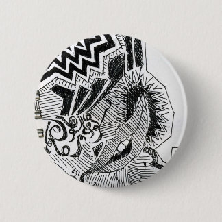 crazy eye pinback button