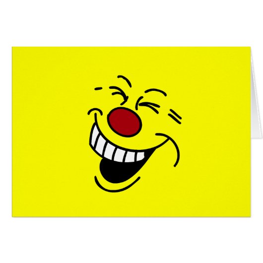 Crazy Face Grumpey Cards (Front Horizontal)