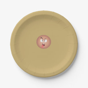 Crazy Face Paper Plates