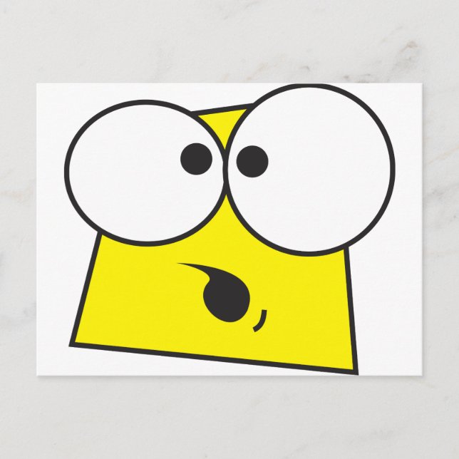 Crazy Face Postcard (Front)