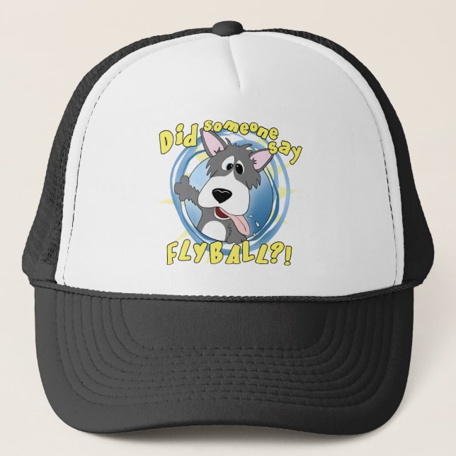 Crazy Flyball Dog Hat (Front)