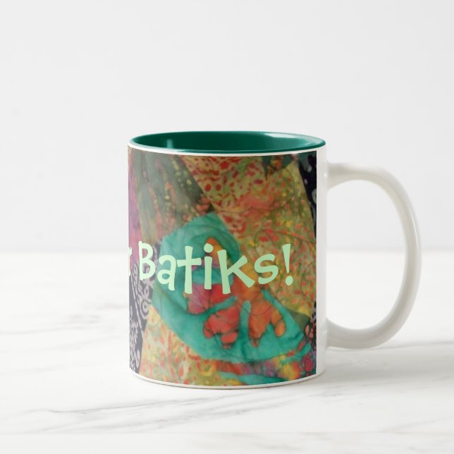 Crazy for Batiks Mug (Right)