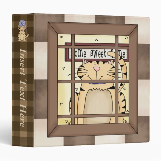 Crazy For Cats Avery Binder (Front/Spine)