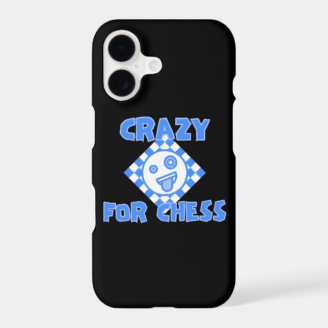Crazy for chess iphone case (Back)
