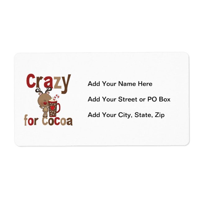 Crazy For Cocoa Label (Front)