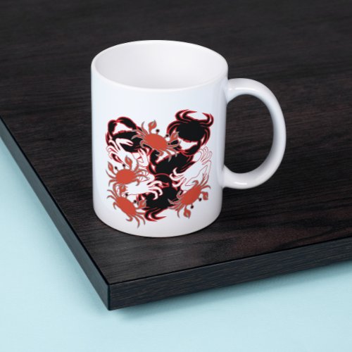 Crazy for Crabs Crustaceancore  Coffee Mug