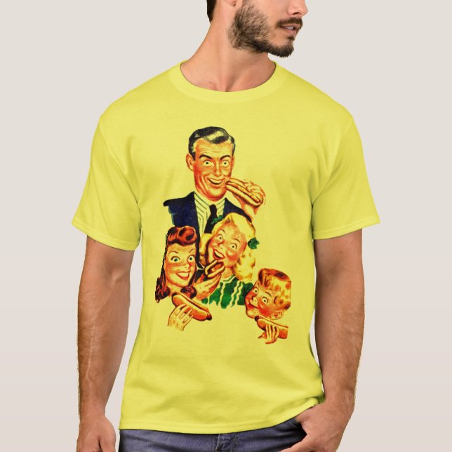 CRAZY FOR HOT DOGS T-SHIRT (Front)