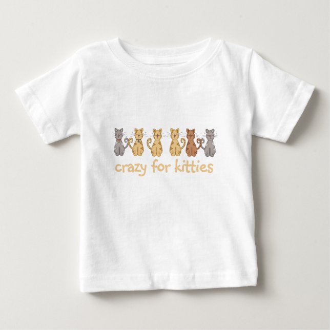 Crazy For Kitties Tshirts and Gifts (Front)