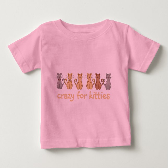Crazy For Kitties Tshirts and Gifts (Front)