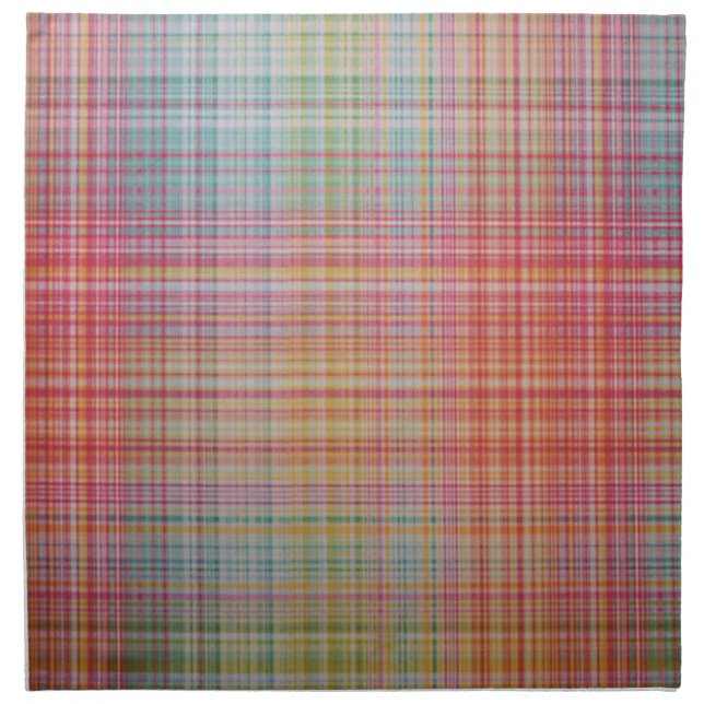 Crazy for Plaid Cloth Napkin (Front)