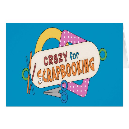 Crazy For Scrapbooking! Cards (Front Horizontal)
