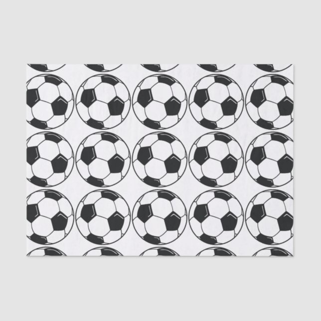 Crazy for Soccer Tissue Paper (Front)