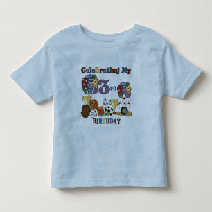Crazy For Sports 3rd Birthday Tshirts and Gifts