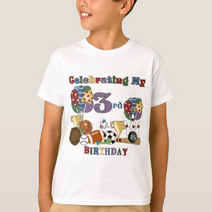 Crazy For Sports 3rd Birthday Tshirts and Gifts