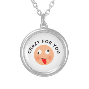 Crazy For You Silver Plated Necklace