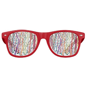 crazy forest fun colourful  retro sunglasses