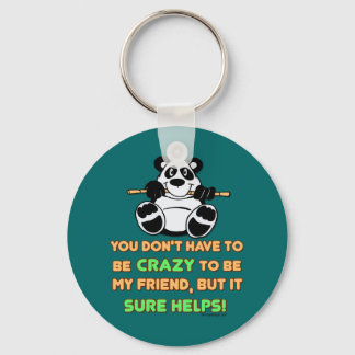 Crazy Friends Keychain
