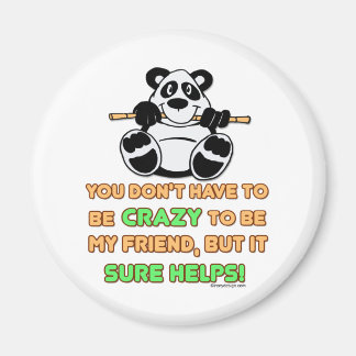 Crazy Friends Magnet