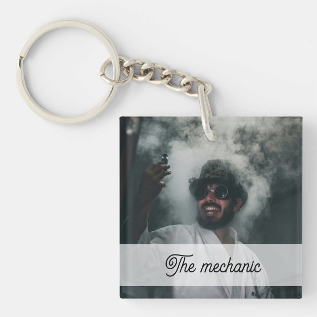 Crazy Friends Nickname Keychain (Front)