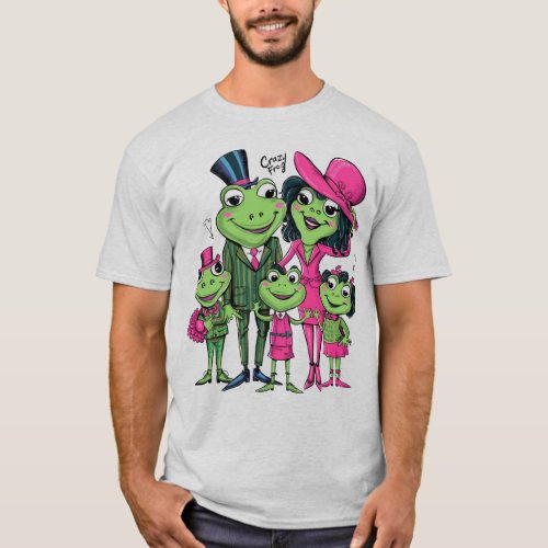 crazy frog familyt_shirt T_Shirt