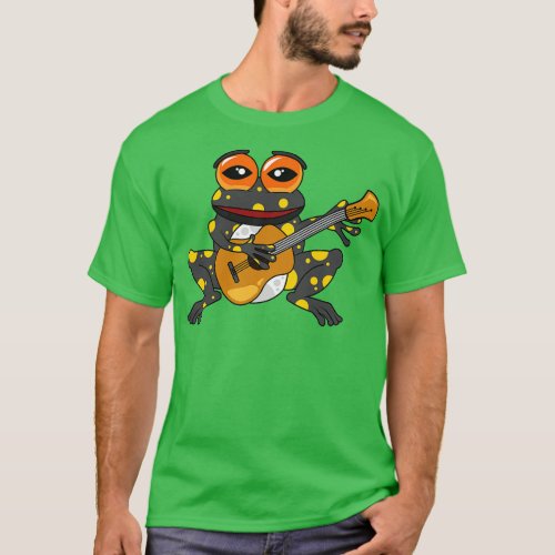 Crazy frog is playing the guitar T_Shirt