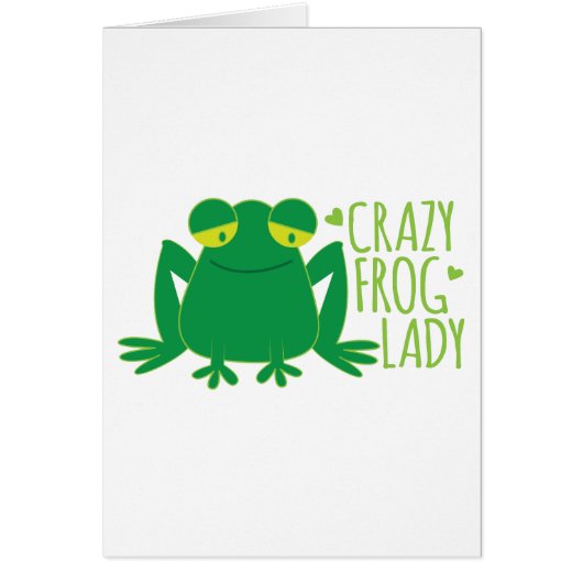 crazy frog lady cards (Front)