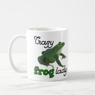 Crazy Frog Lady Frog Comg gifts Coffee Mug