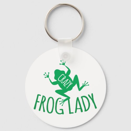 Crazy Frog Lady Keychain