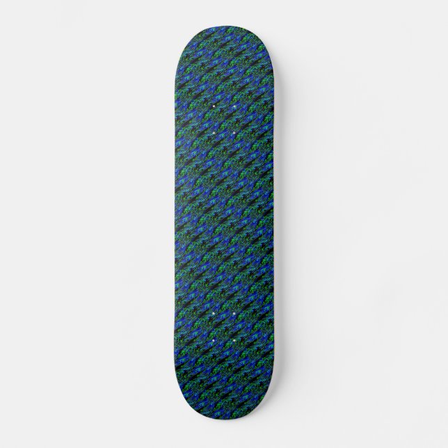 Crazy Funky Rainbow Style Skateboard Deck (Front)