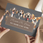 Crazy Funny Dog Walker Sitter QR Code Modern  Flyer<br><div class="desc">Introducing our simple and modern flyer designed for dog walkers, pet sitters, groomers, trainers, and all pet care professionals! This eye-catching flyer features a sleek, modern design with space for your services, contact details, and a convenient QR code for easy access to your website or contact information. Ideal for pet...</div>