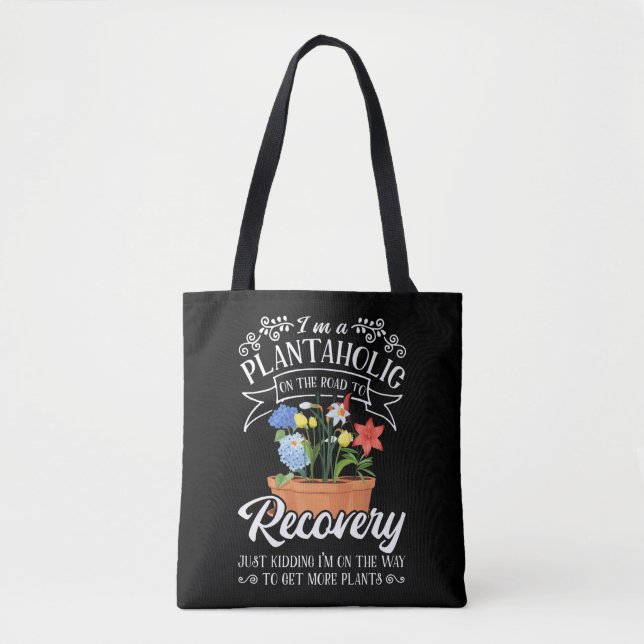 Crazy Gardening Mom Plant Lover Landscaper Wife Tote Bag (Front)