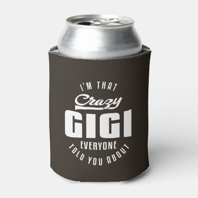 Crazy Gigi Can Cooler (Can Front)
