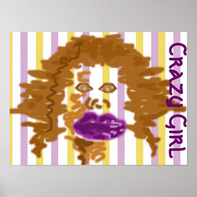 Crazy Girl Poster (Front)