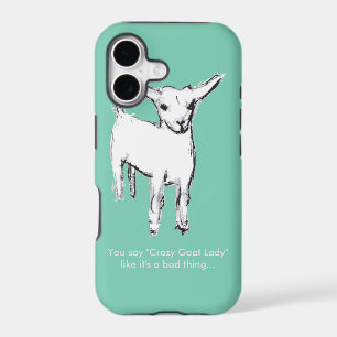 Crazy Goat Lady Cute Goat Kid Phone Case