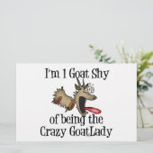 Crazy Goat Lady GetYerGoat (Standing Front)