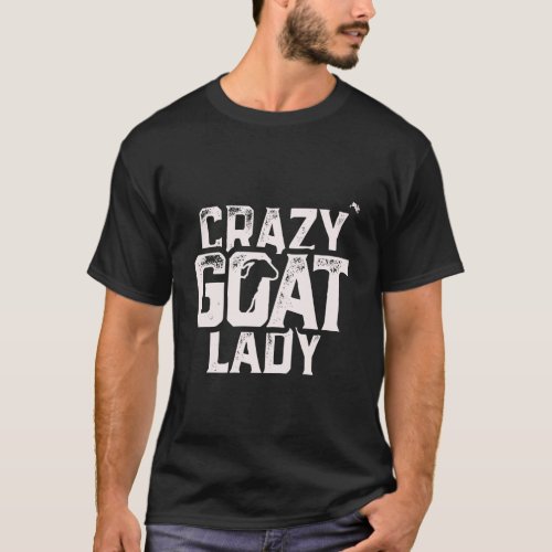 Crazy Goat Lady Hoodie T_Shirt